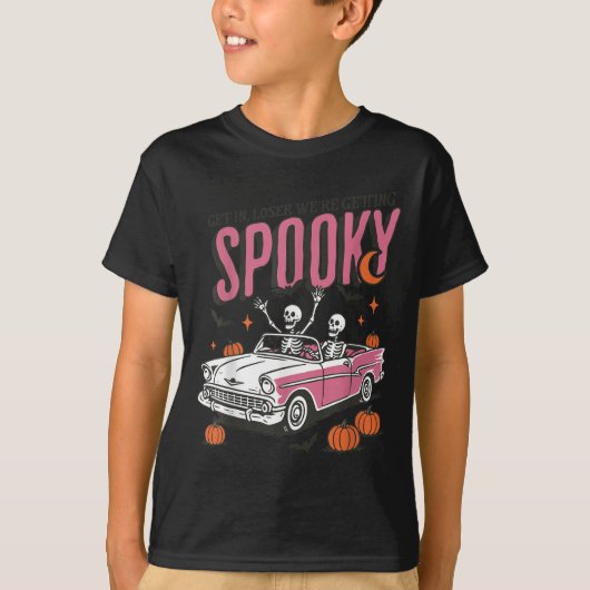 Retro Get In Losers We're Getting Soky, Funny Hall Tシャツ (正面)