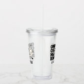 Retro Ghost One Halloween Boy 1st Birthday アクリルタンブラー (右)