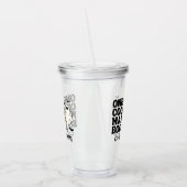 Retro Ghost One Halloween Boy 1st Birthday アクリルタンブラー (左)