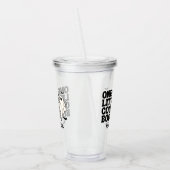 Retro Ghost One Halloween Boy 1st Birthday アクリルタンブラー (左)