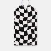 Retro Ghost One Halloween Boy 1st Birthday ギフトタグ (裏面)