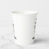 Retro Ghost One Halloween Boy 1st Birthday 紙コップ (左)