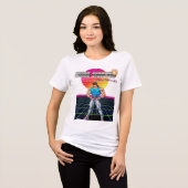 Retro Gigachad トライブレンドTシャツ (正面全面)