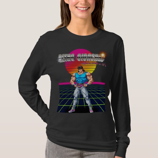 Retro Gigachad  Tシャツ (正面)