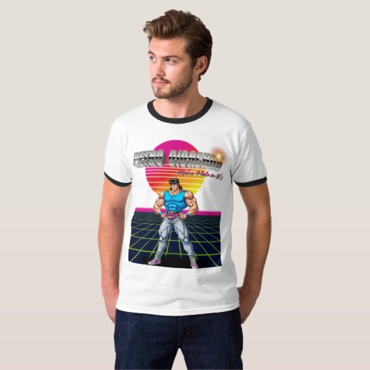 Retro Gigachad  Tシャツ (正面フル)