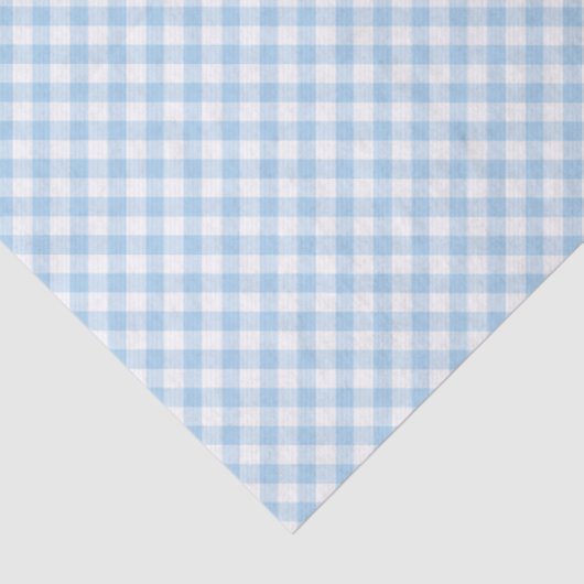 Retro Gingham Baby Blue 薄葉紙 (詳細)