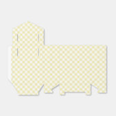 Retro Gingham Butter Yellow フェイバーボックス (折り畳みなし)