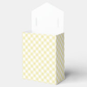 Retro Gingham Butter Yellow フェイバーボックス (オープン)