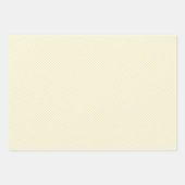 Retro Gingham Butter Yellow ラッピングペーパーシート (正面3)