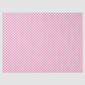 Retro Gingham Fuchsia Pink 薄葉紙 (正面)