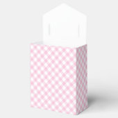 Retro Gingham Light Pink フェイバーボックス (オープン)