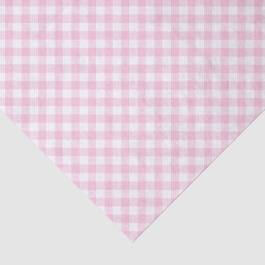 Retro Gingham Light Pink 薄葉紙 (詳細)