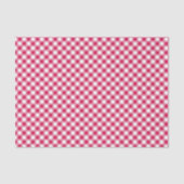 Retro Gingham Raspberry 薄葉紙 (正面)