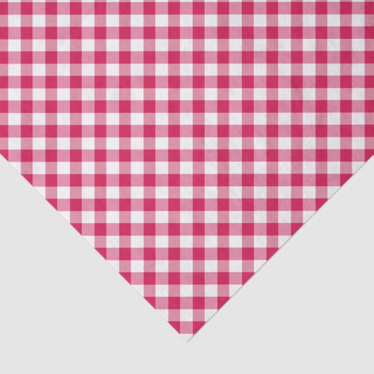 Retro Gingham Raspberry 薄葉紙 (詳細)