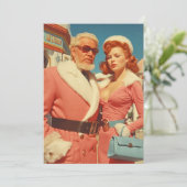 Retro Glamour Winter Couple Style シーズンカード (スタンド正面)