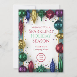 Retro Glass-Ornament Luxe | Business Greetings シーズンカード