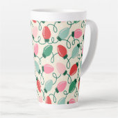 Retro Glow Lights カフェラテマグ (右アングル)