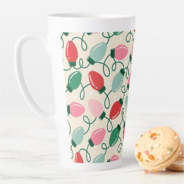 Retro Glow Lights カフェラテマグ