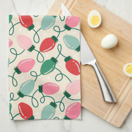 Retro Glow Lights キッチンタオル