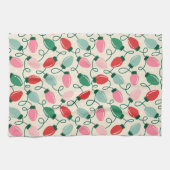 Retro Glow Lights キッチンタオル (横)