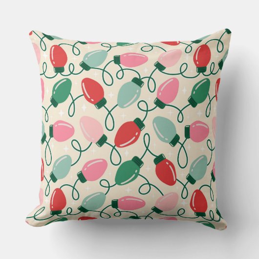 Retro Glow Lights クッション (正面)