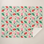 Retro Glow Lights シェルパブランケット (正面(横))