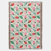 Retro Glow Lights スローブランケット (正面縦)