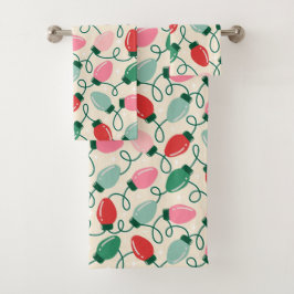 Retro Glow Lights バスタオルセット