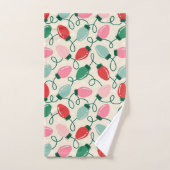 Retro Glow Lights バスタオルセット (ハンドタオル)