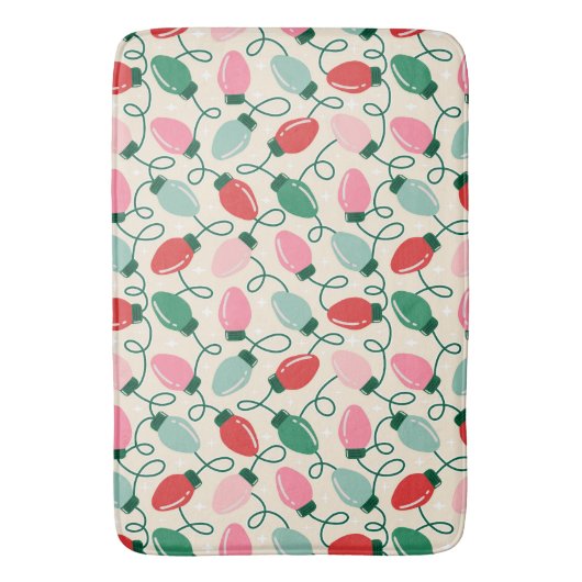 Retro Glow Lights バスマット (正面縦)