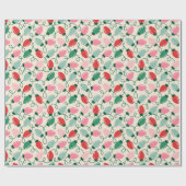 Retro Glow Lights ラッピングペーパー (フラット)