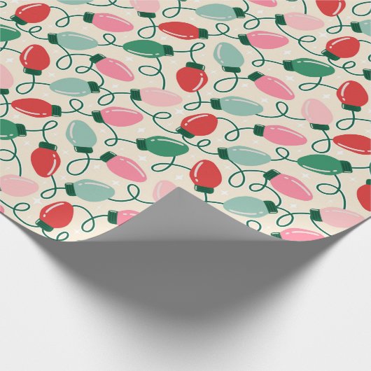 Retro Glow Lights ラッピングペーパー (角)