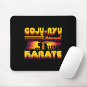 Retro Goju-ryu Karate Design Summer Outfit For Kar マウスパッド (マウス)
