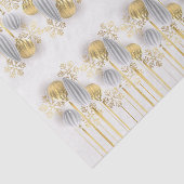 Retro Gold and Silver Christmas Ornaments  薄葉紙 (詳細)
