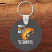 Retro Good Better Never Let It Rest Till Your Good キーホルダー (正面)