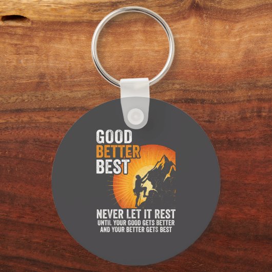 Retro Good Better Never Let It Rest Till Your Good キーホルダー (正面)