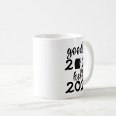 Retro Goodbye 2025 Hello 2026 Happy New Year Party コーヒーマグカップ (正面右)