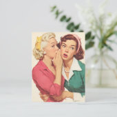 Retro Gossip and Glamour Secrets ポストカード (スタンド正面)