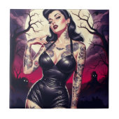 Retro Gothic Girl タイル (正面)