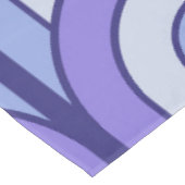 Retro Gradated Geometric Fan Pattern テーブルクロス (アングル)