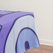 Retro Gradated Geometric Fan Pattern テーブルクロス (インサイチュ)