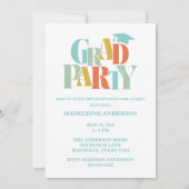 Retro Graduation Ceremony  招待状 (裏面)