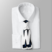 Retro graffiti word Angelwing 3-D typography neckt ネクタイ (タイ)