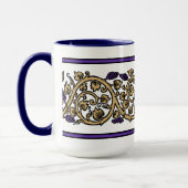 Retro Grapevine Frieze マグカップ (左)