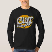 Retro Graphic Cliff Diver Cliff Diving Tombstoning Tシャツ (正面)