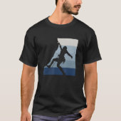 Retro Graphic Climbing Bouldering Rock Climber Mou Tシャツ (正面)