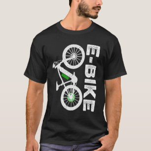 Retro Graphic E-Bike Mountainbiking Bicycle E-Bike Tシャツ