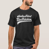 Retro Graphic Electrician Electrical Engineer Engi Tシャツ (正面)
