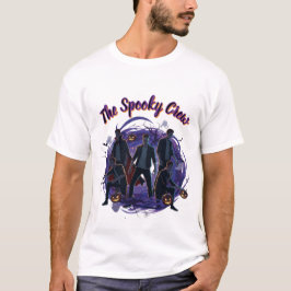 Retro Graphic Horror Group The Spooky Crew T-Shirt Tシャツ