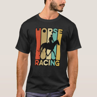 Retro Graphic Horse Lover Equestrian Rider Horses  Tシャツ